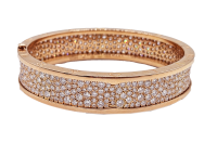 Bvlgari B.Zero1 18K Rose Gold Diamond Bracelet